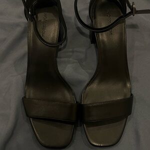 Nordstrom Black Strappy Heels
